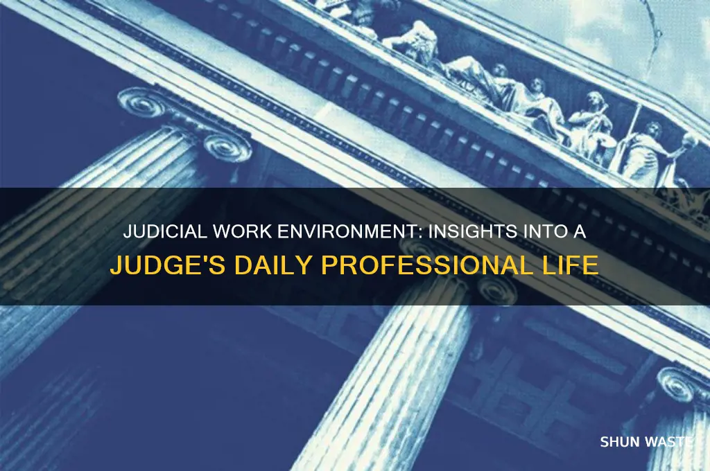 what is the work environment of a judge
