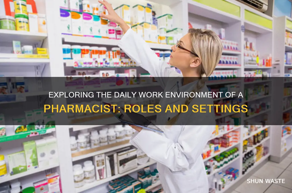 what is the work environment of a pharmacist
