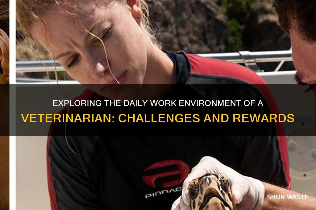 what is the work environment of a vet