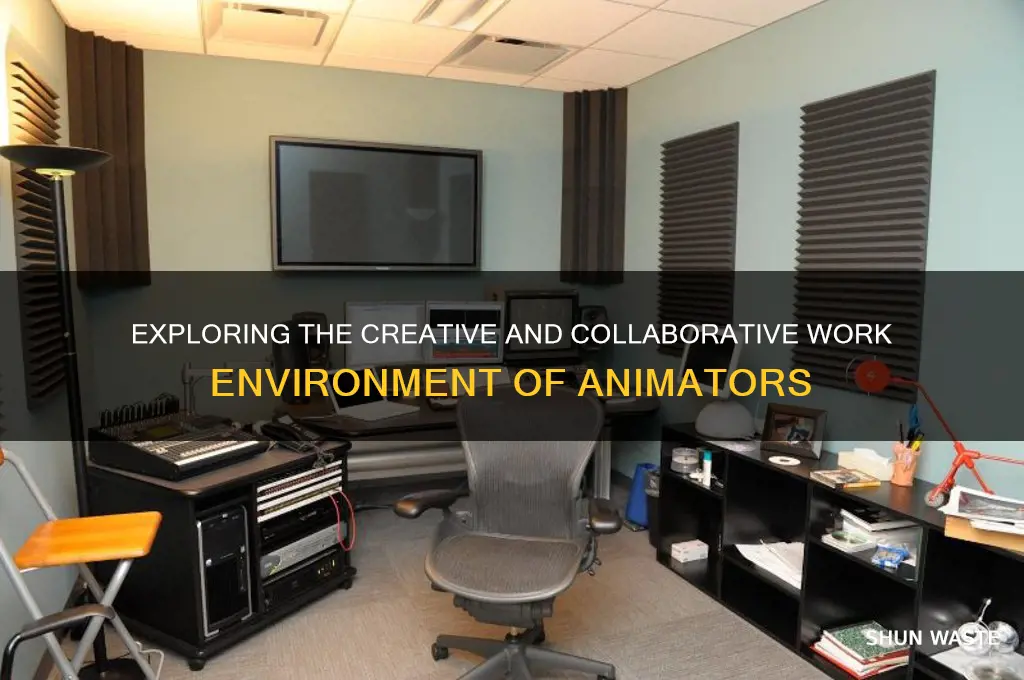 what is the work environment of an animator