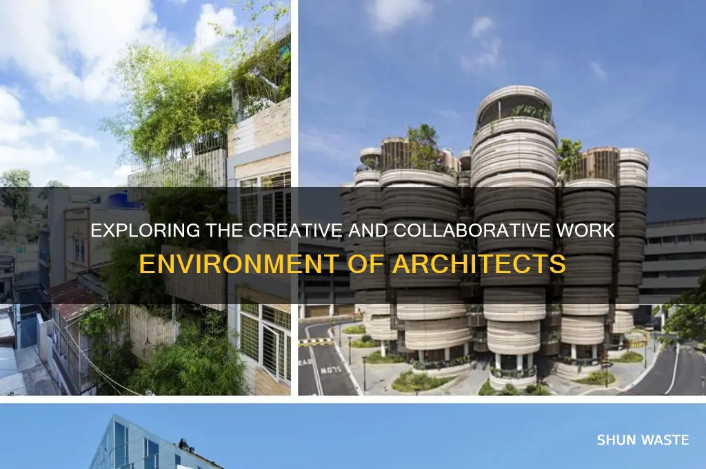what is the work environment of an architect