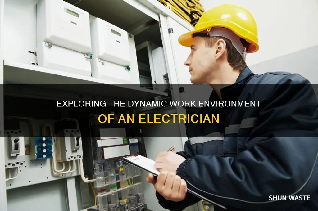 what is the work environment of an electrician