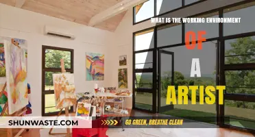 Exploring the Creative Workspace: An Artist's Working Environment Unveiled