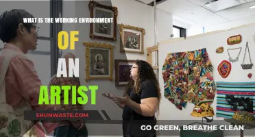 Exploring the Creative Workspace: An Artist's Working Environment Unveiled