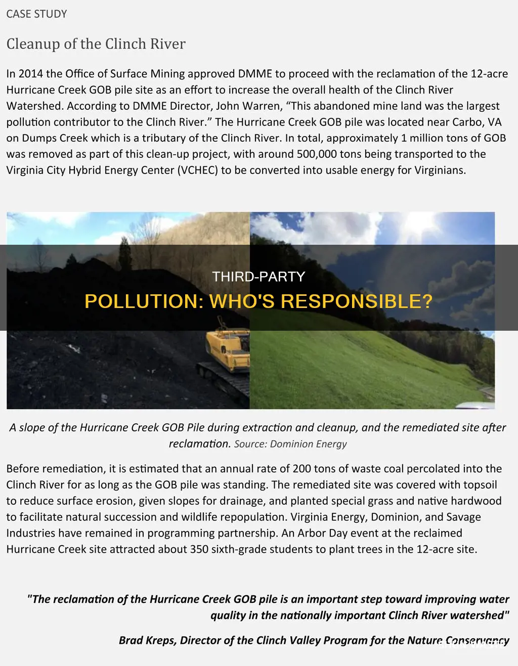 what is third party pollution