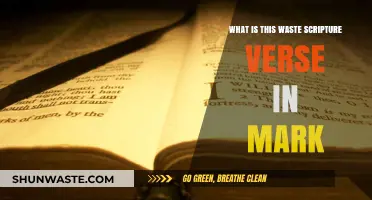Understanding the Waste Scripture Verse in Mark: Context and Meaning