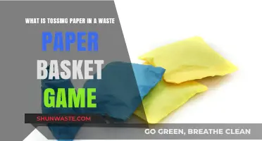 Mastering the Art of Tossing Paper into a Wastebasket