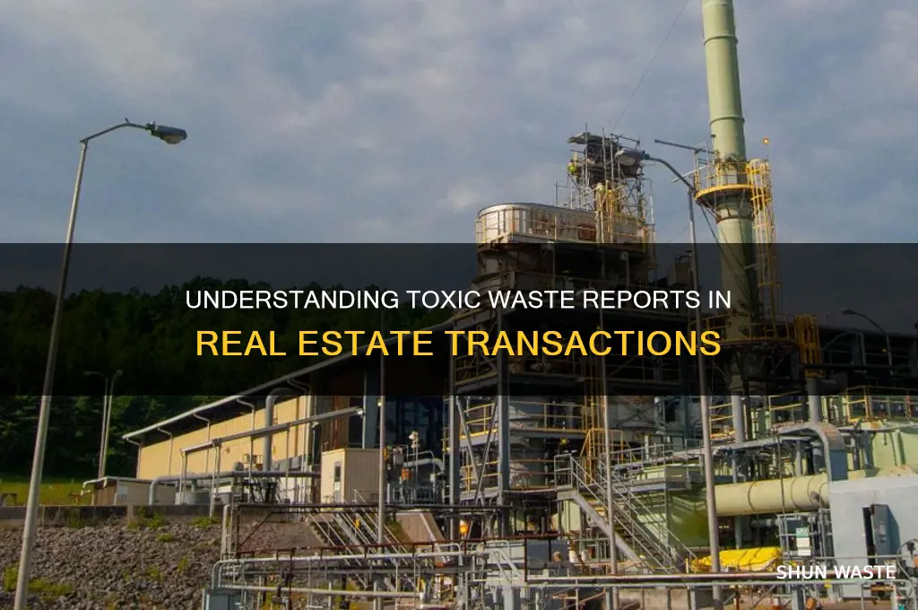what is toxic waste report in real estate