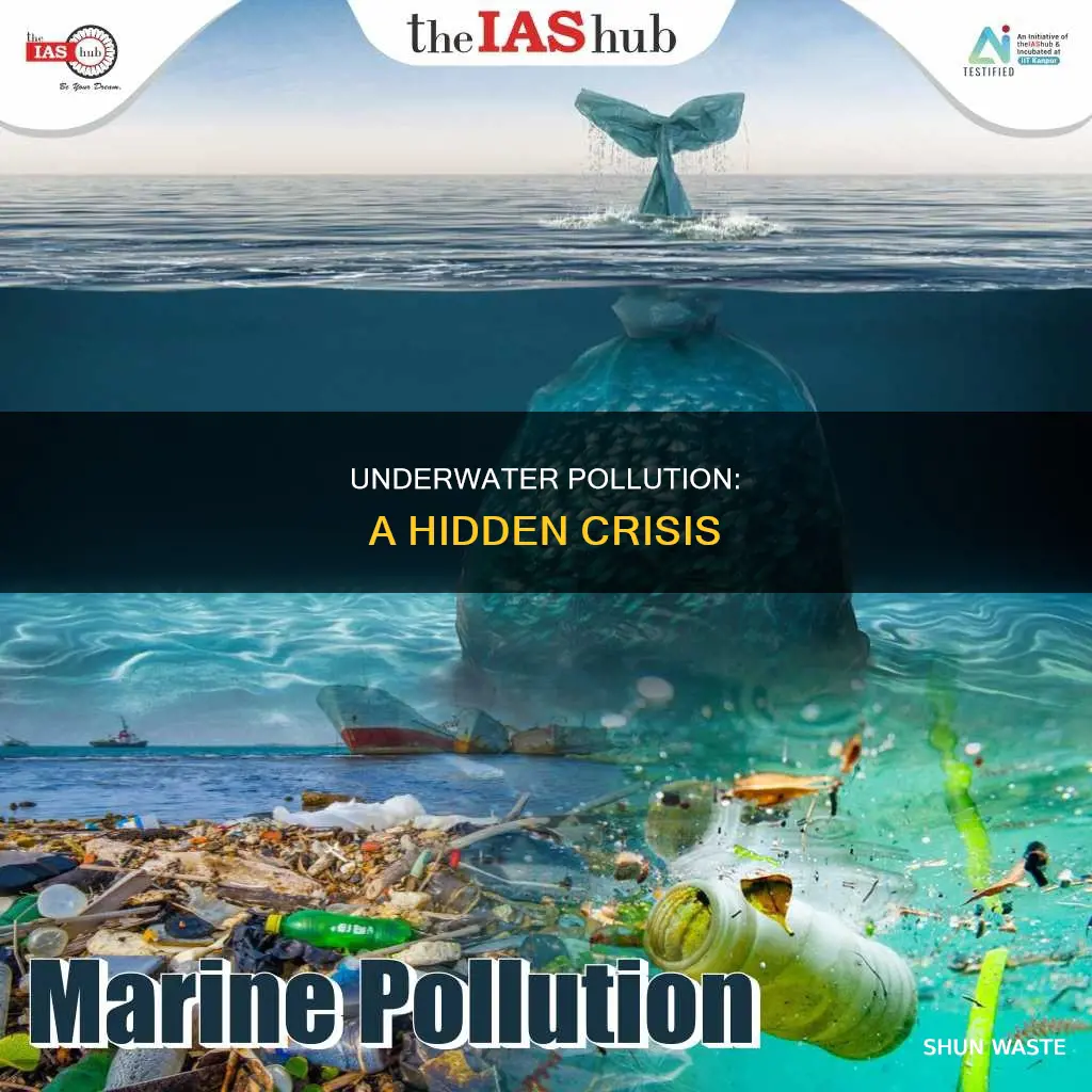 what is underwater pollution