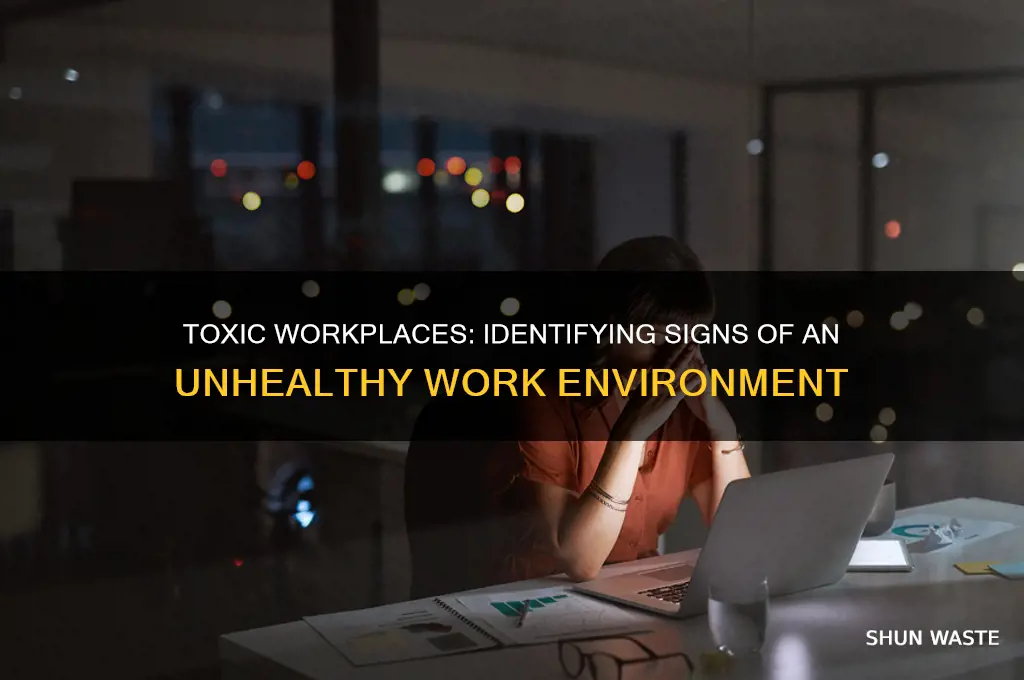 what is unhealthy work environment