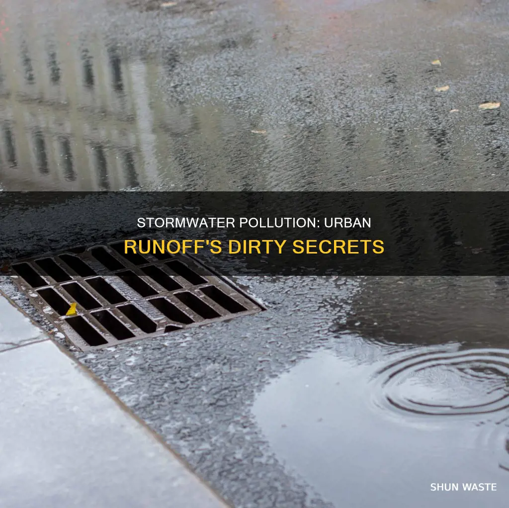 what is urban stormwater pollution
