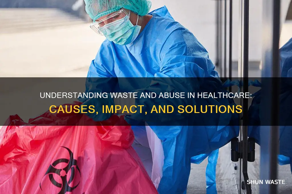 what is waste and abuse in healthcare