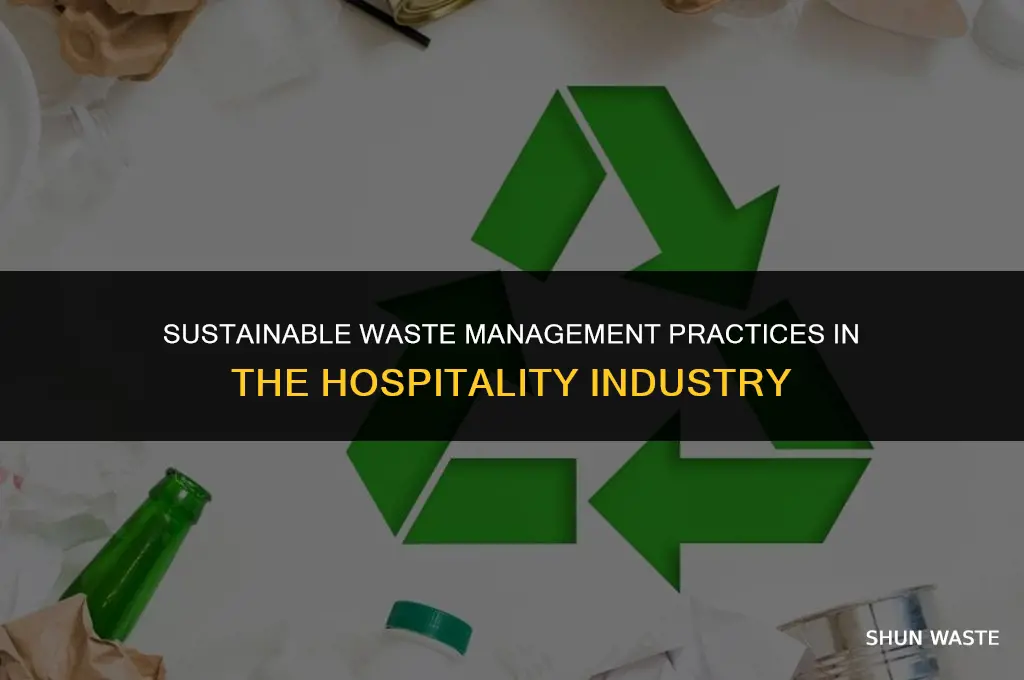 what is waste disposal system in hospitality industry
