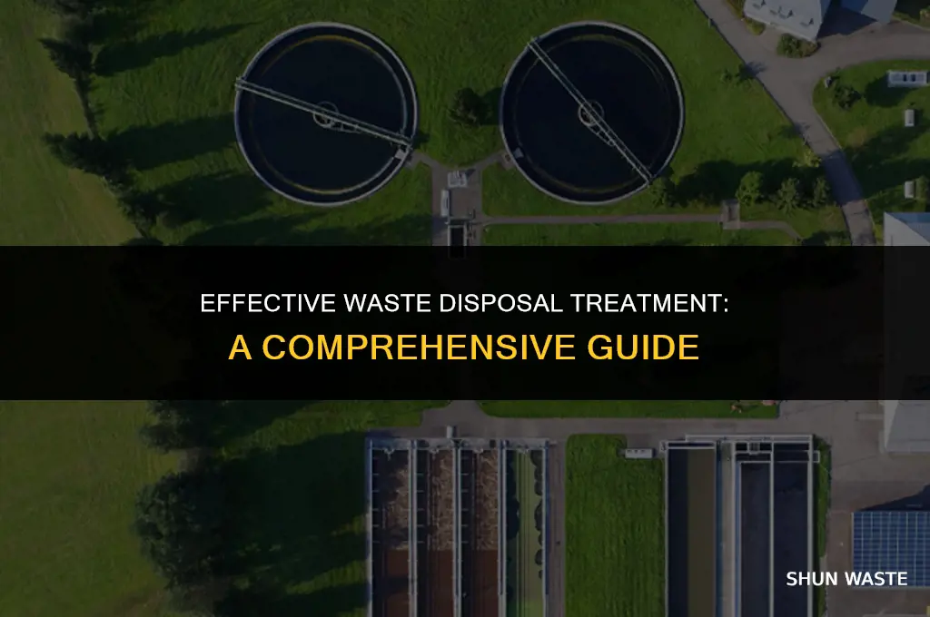 what is waste disposal treatment