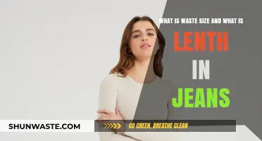 Understanding Jeans: Waste Size and Length Explained Simply