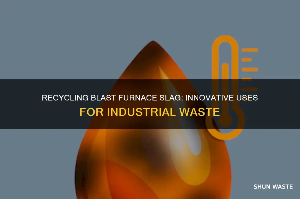 what is waste slag used for in a blast furnace