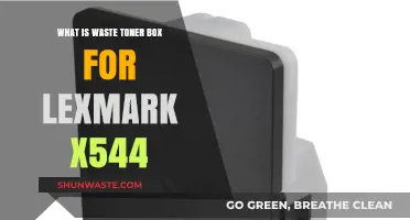 Understanding the Waste Toner Box for Lexmark X544 Printers