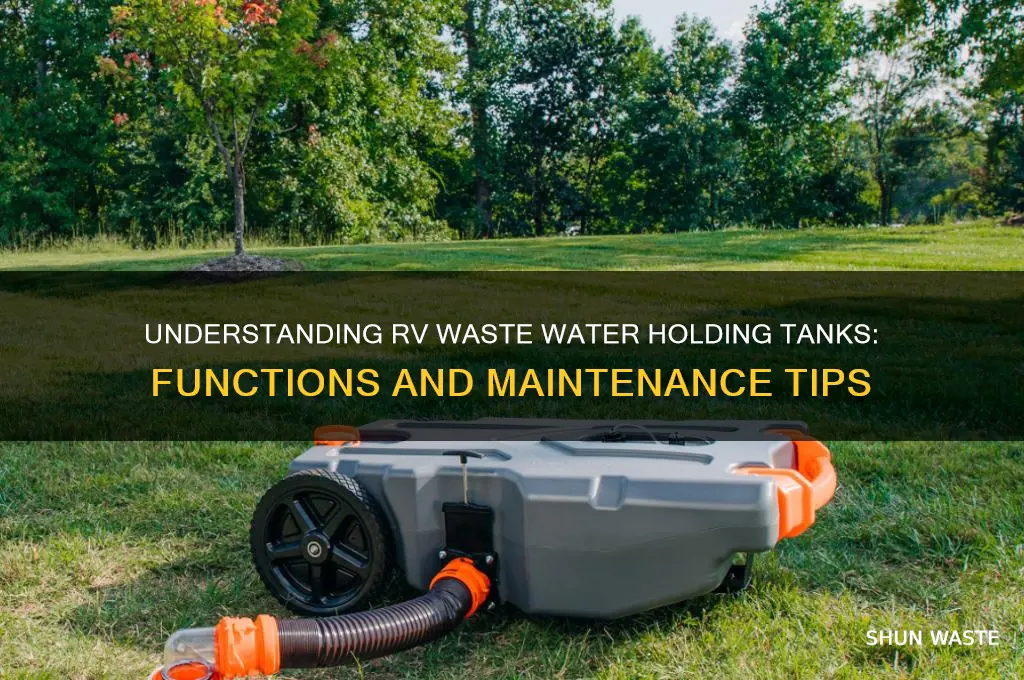 what is waste water holding tank rv