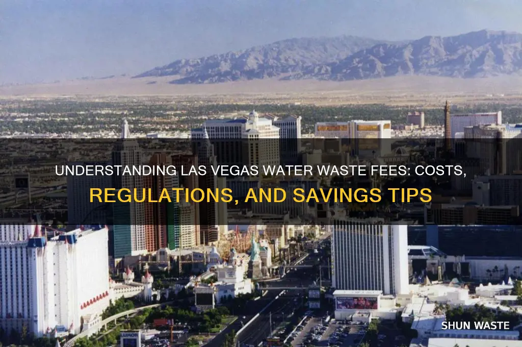 what is water waste fees las vegas