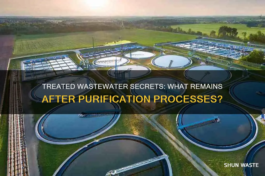 what isnt removed in treated waste water