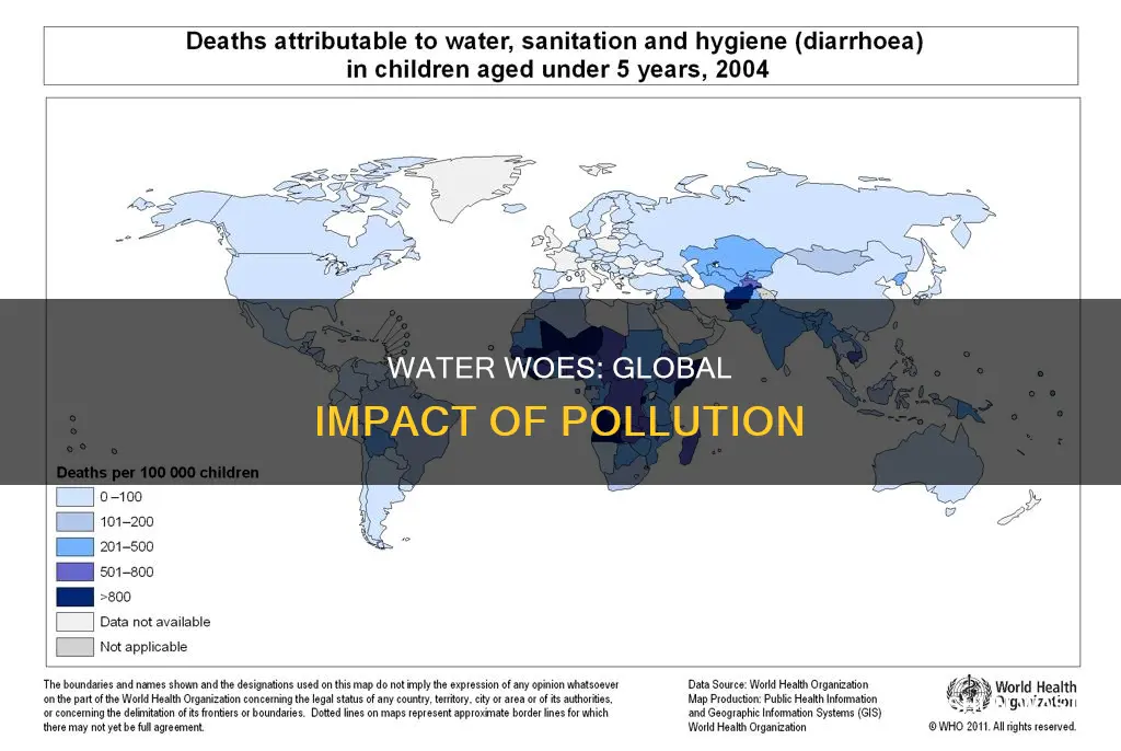 what issues does water pollution cause globally