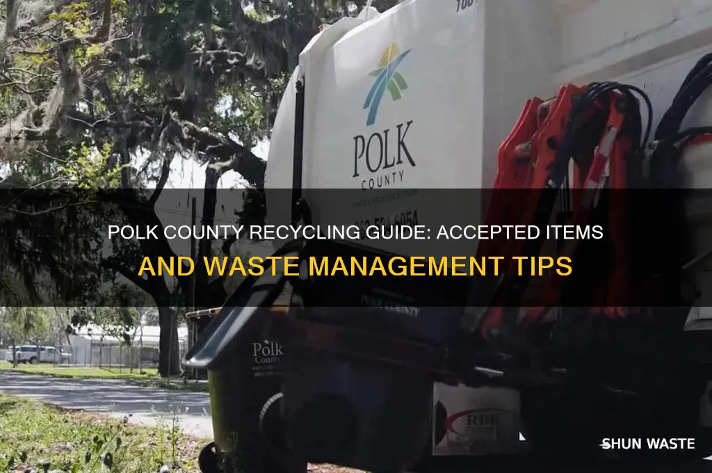 what items does polk countt waste and recycling recycle