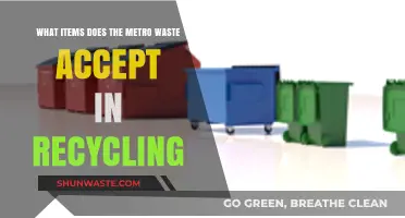Metro Waste Recycling Guide: Accepted Items and Materials Overview