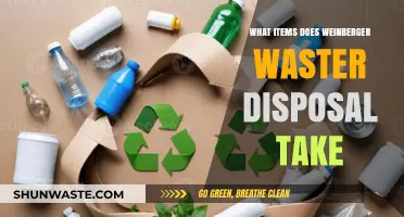Eco-Friendly Disposal: Weinberger's Accepted Items List