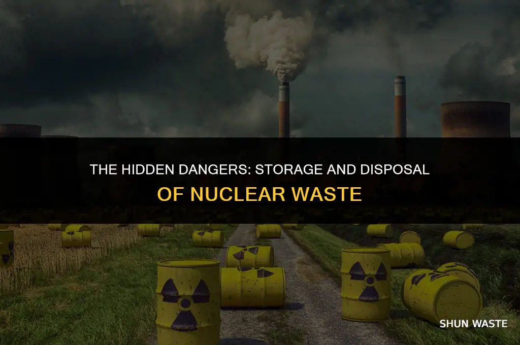 what iw storage and disposal nuclear waste pose