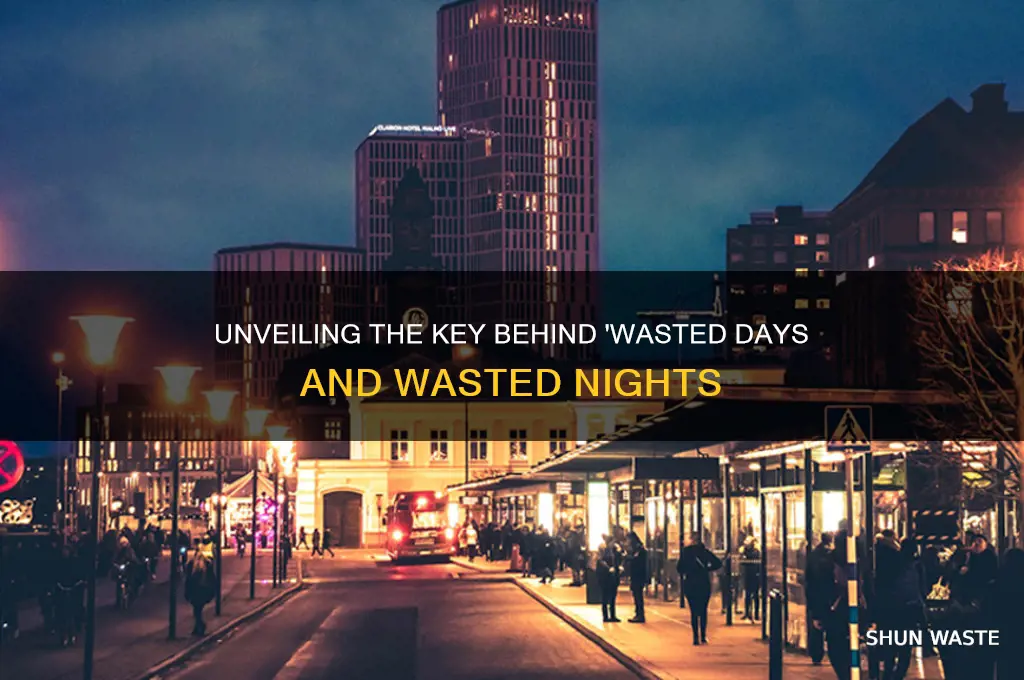 what key is wasted days and wasted nights