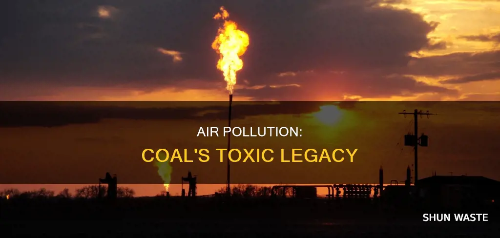 what kind of air pollutant is formed from coal burning
