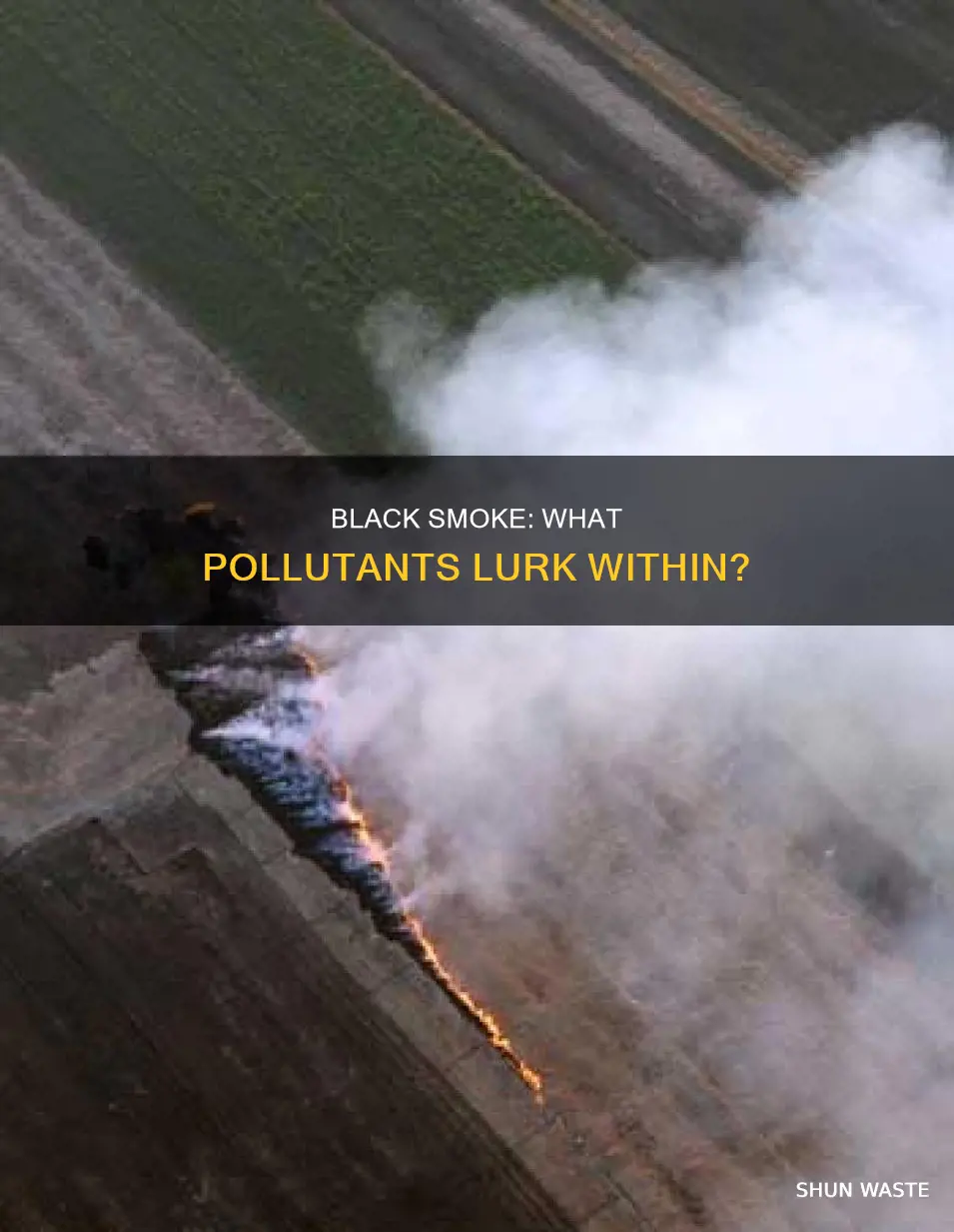 what kind of air pollutant is found in black smoke