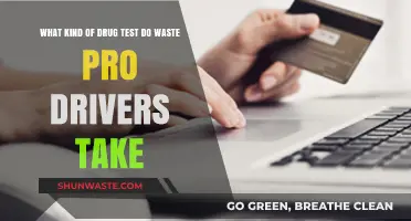 Waste Pro Drivers' Drug Testing: Types and Requirements Explained