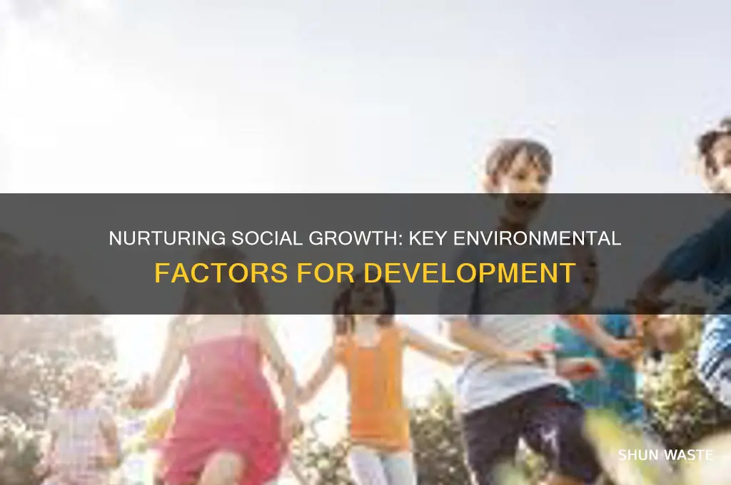 what kind of environment helps social development