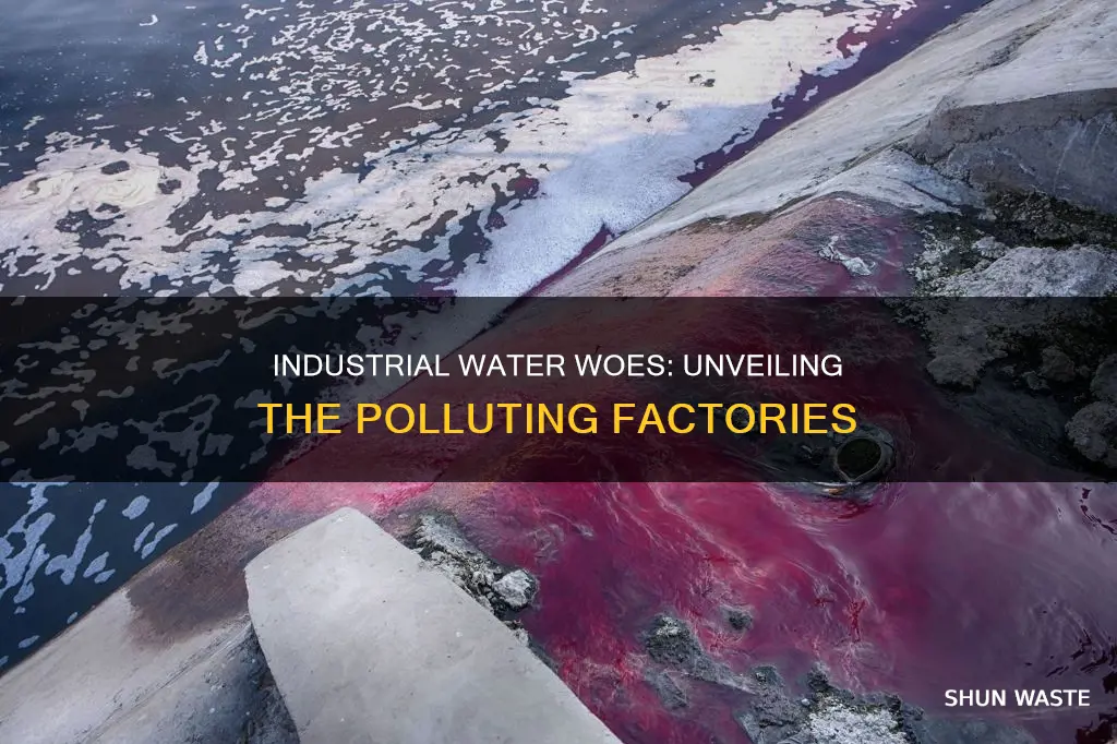 what kind of factories cause water pollution