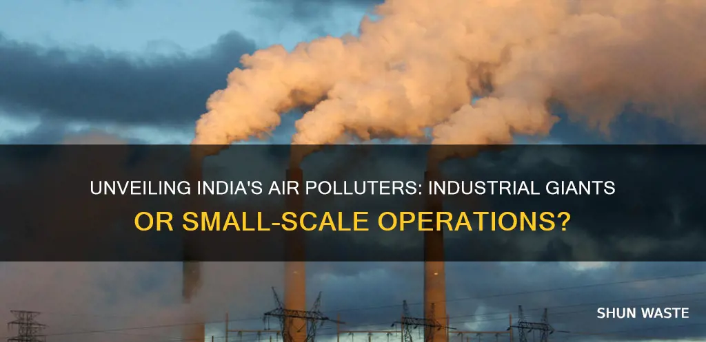 what kind of industry is causing air pollution in india