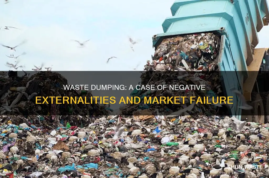 what kind of market failure is waste dumping involved with