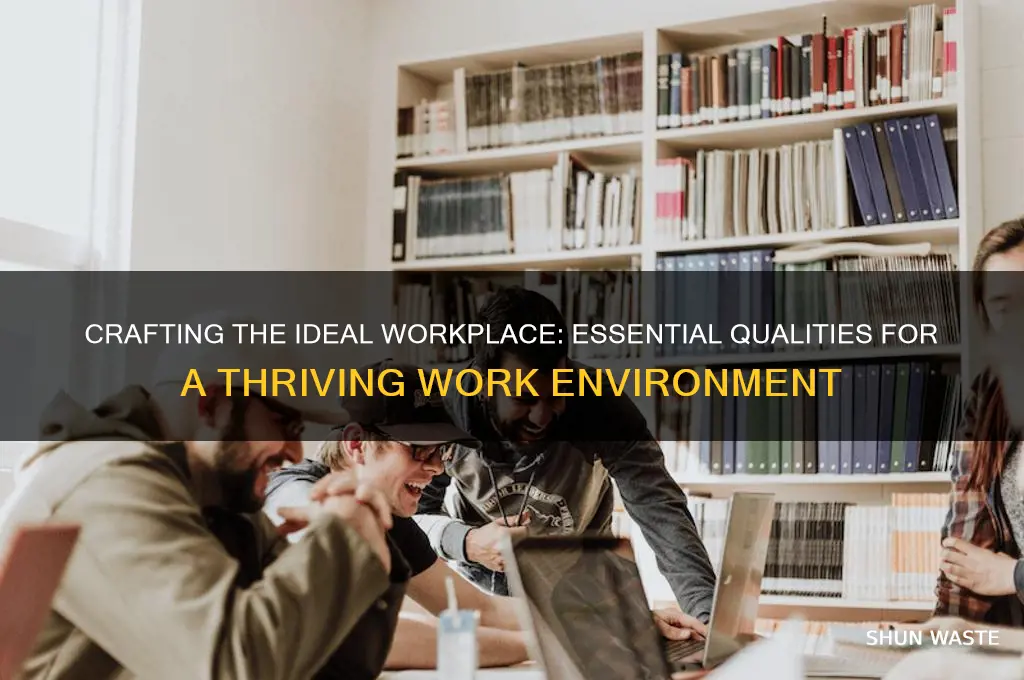 what kind of qualities you want in your work environment