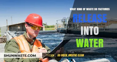 Factory Wastewater: Uncovering the Types of Pollutants Released into Water