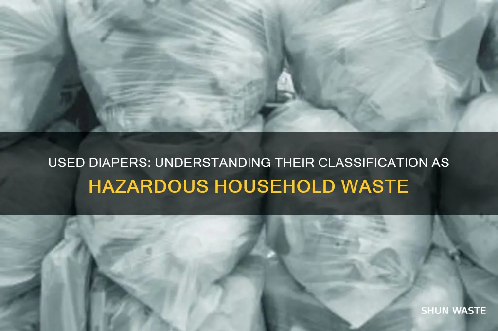 what kind of waste is used diapers