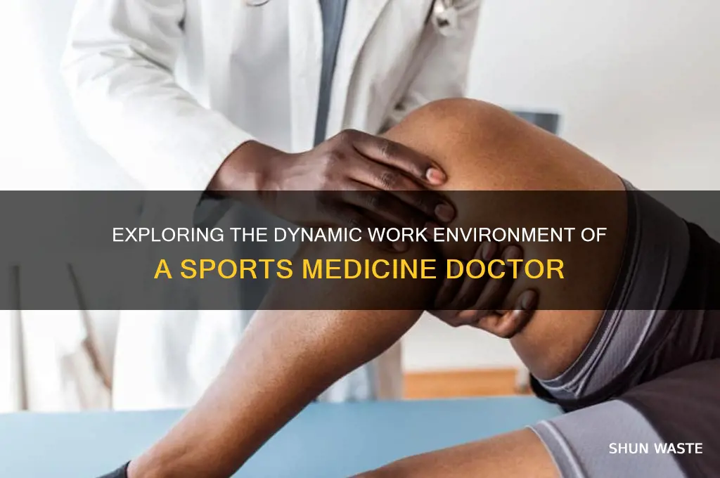 what kind of working environment does a sports medicine doctor
