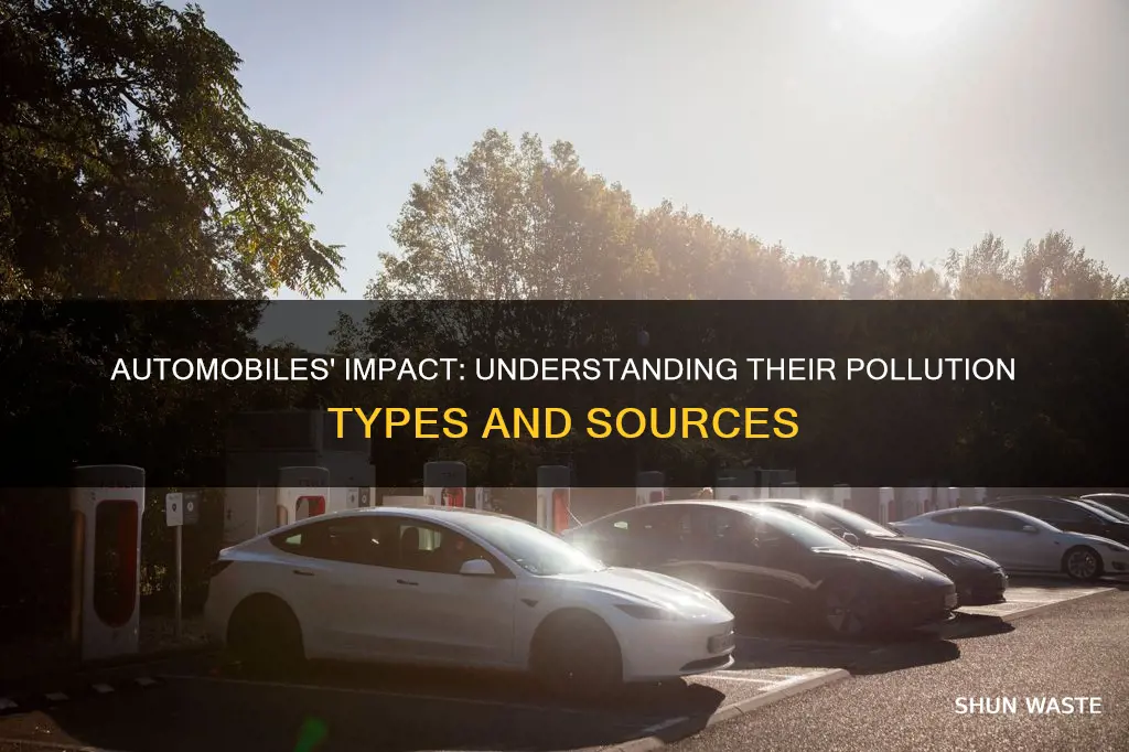 what kinds of pollution are caused by automobiles