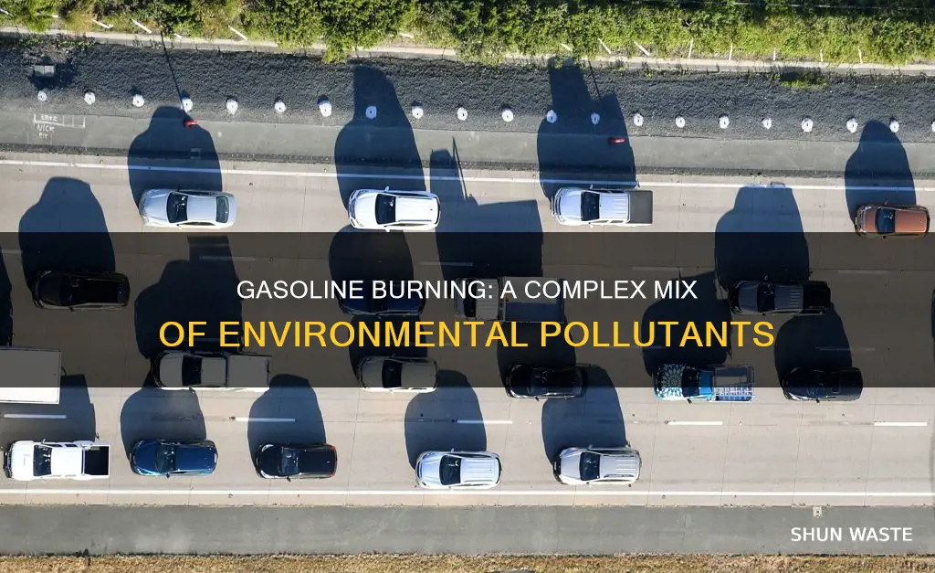 what kinds of pollution does burning gasoline cause
