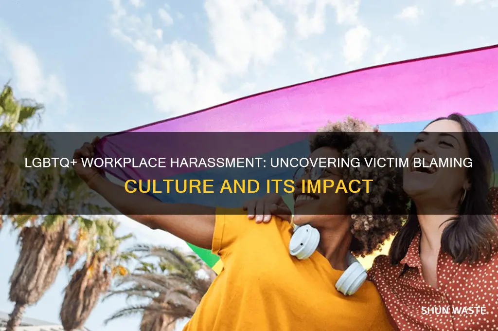 what lbgt victim blaming happened in a work environment