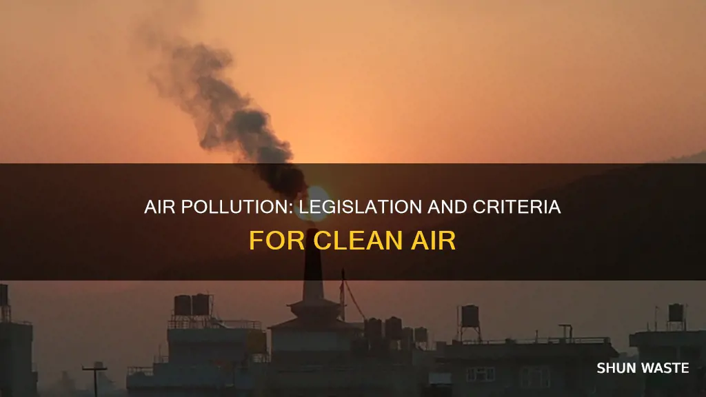 what legislation regulates criteria air pollution