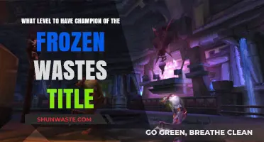 Unlocking Champion of the Frozen Wastes Title: Optimal Level Guide