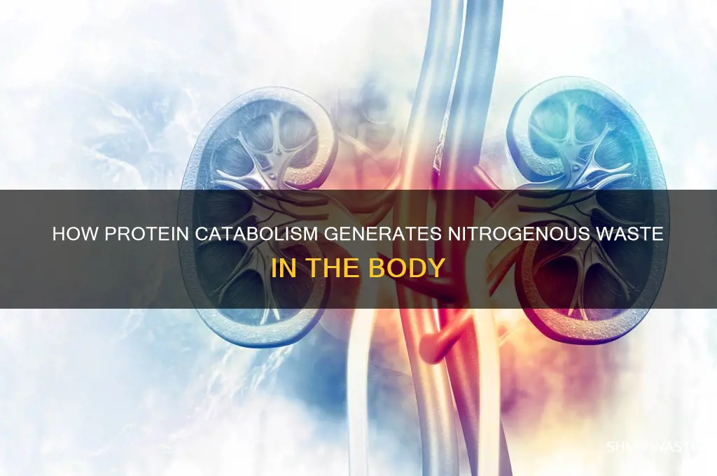 what macromolecule when catabolized produces nitrogenous waste