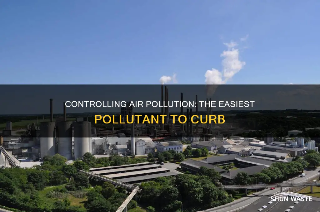 what major air pollutant is easiest to control