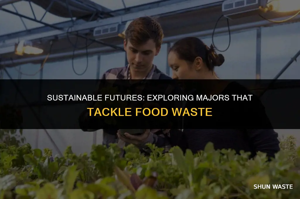 what majors deal with food waste