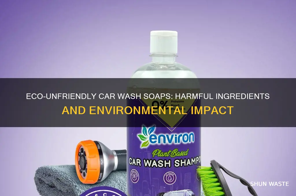 what makes car wash soaps bad for environment